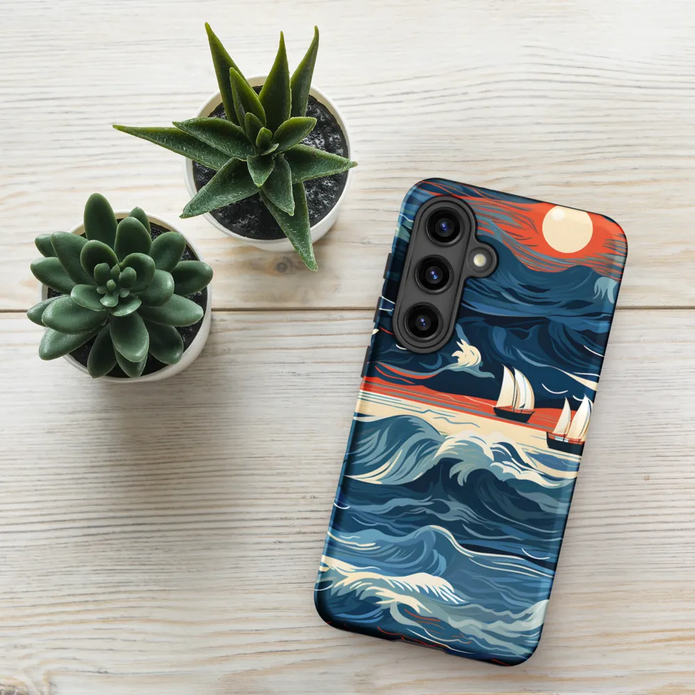 Ocean Whispers: A Voyage at Dusk