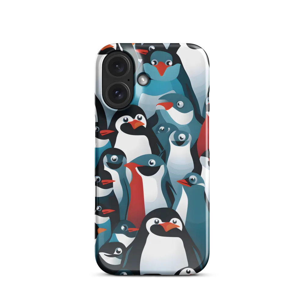 Penguin Parade | Phone Case |  16 | Snap Case | Glossy