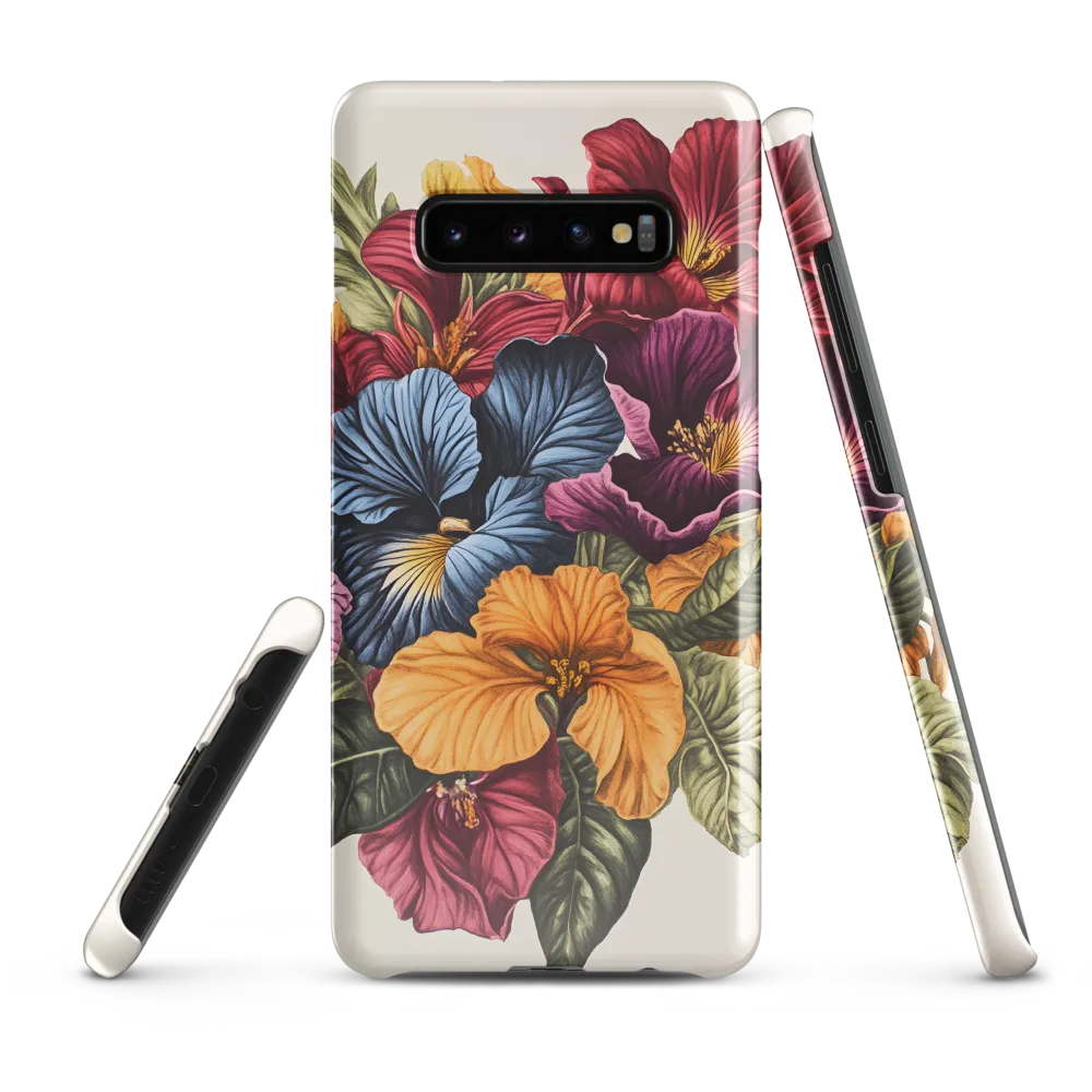 Floral Symphony in Color | Phone Case |  S10 Plus | Snap Case | Glossy