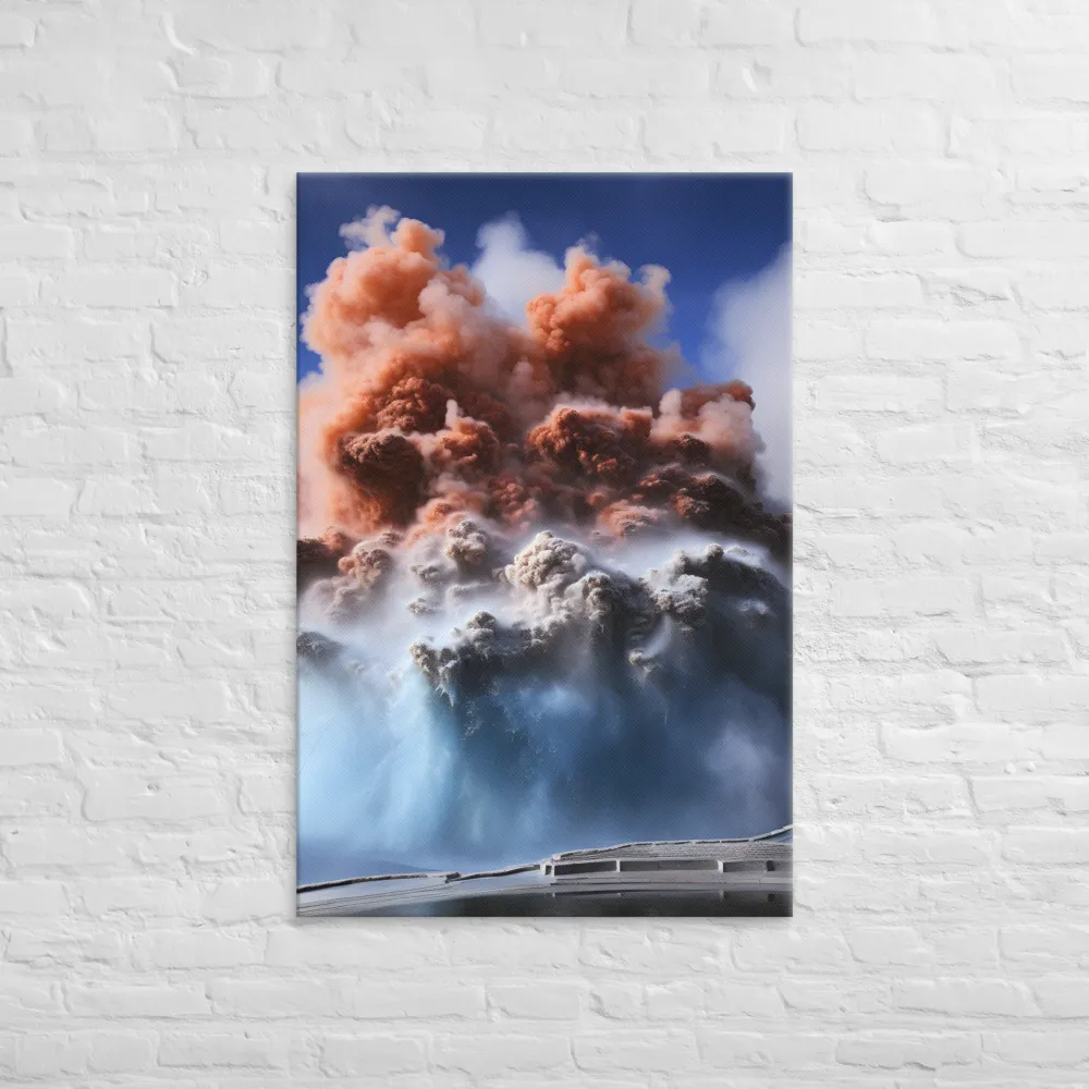 Eruption of Elements | Canvas | 32″×48″