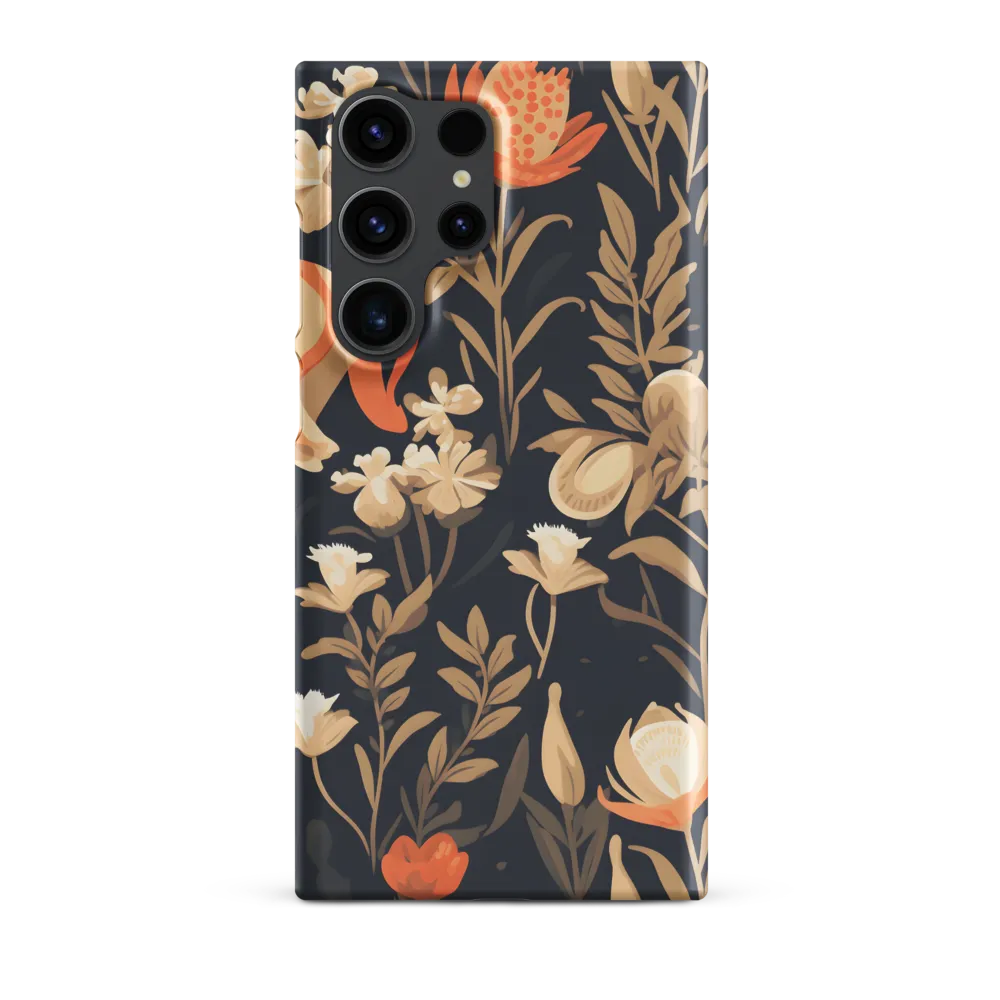 Floral Harmony: A Dance in the Dark