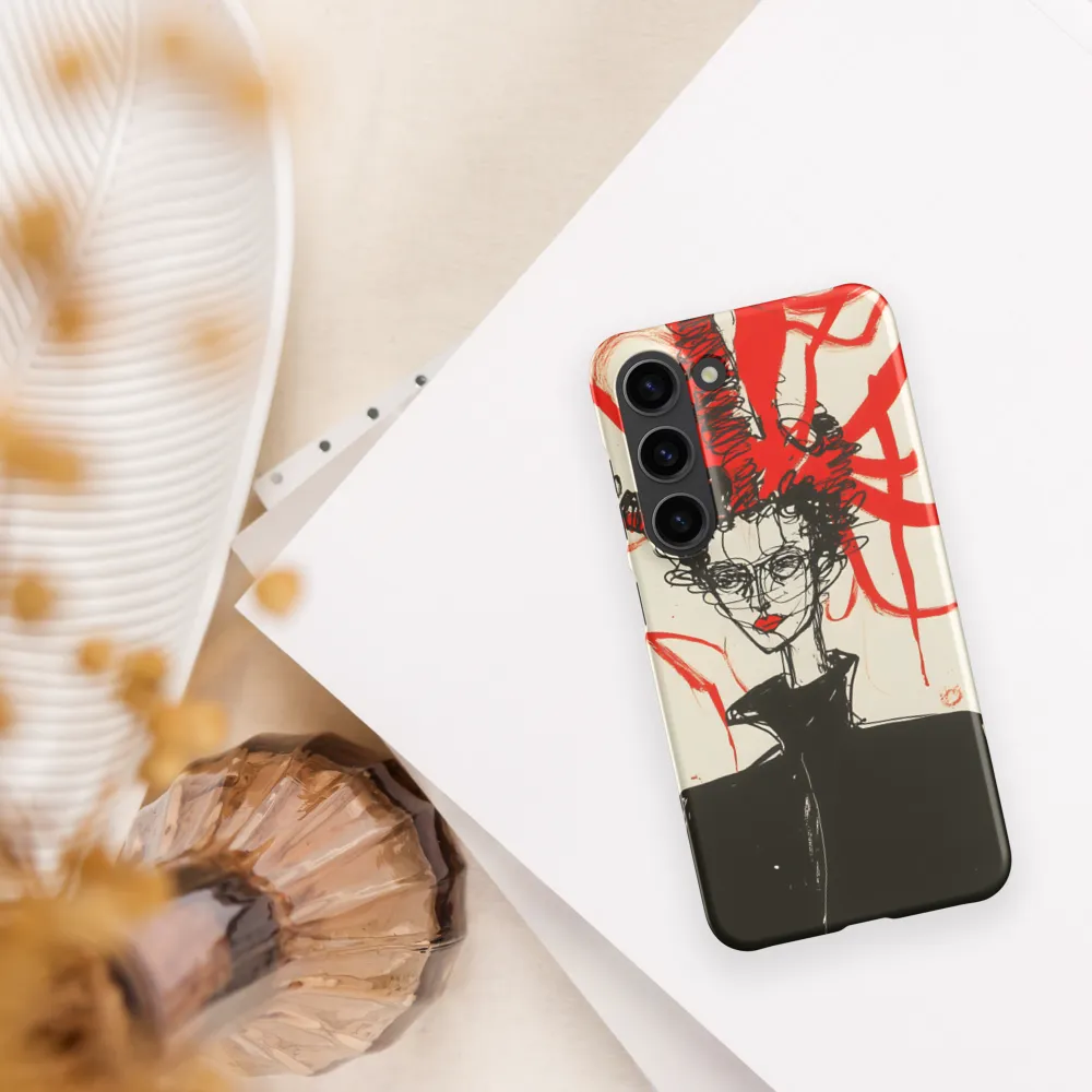 Dramatic Elegance in Red and Black
