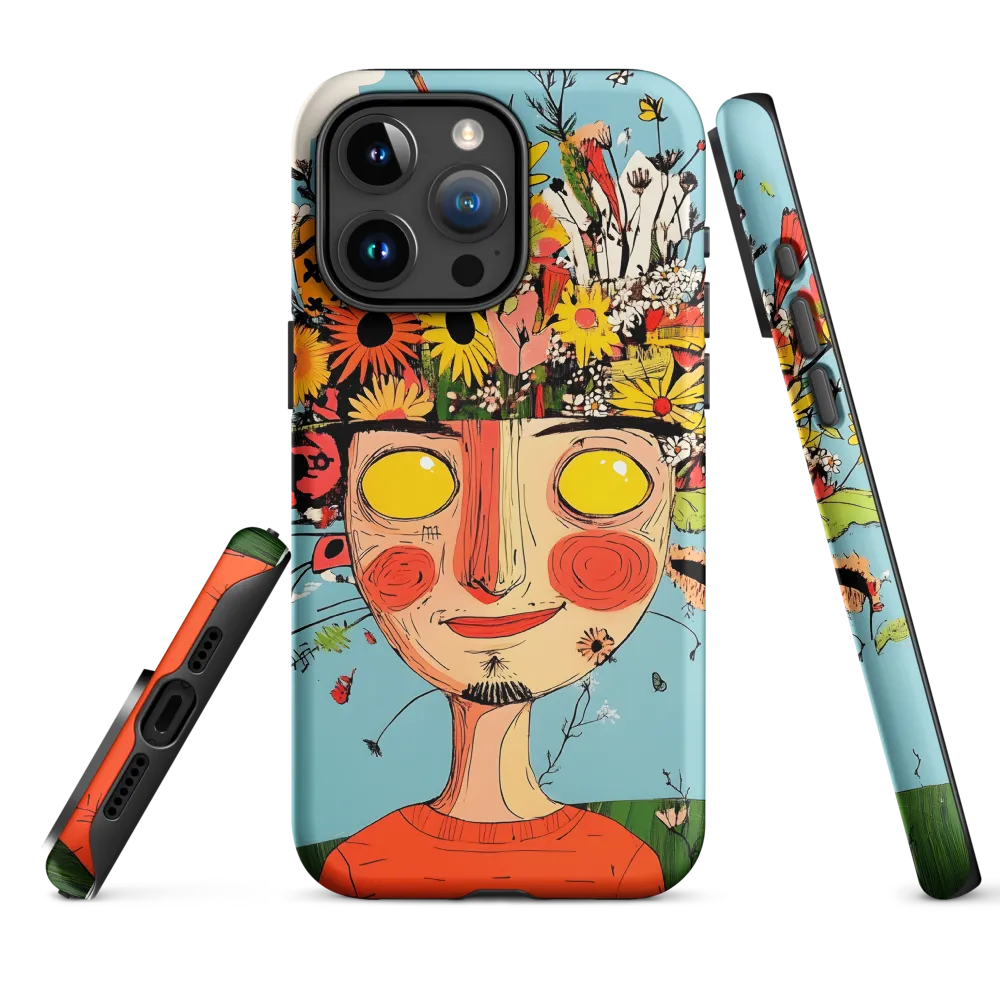 Whimsical Bloom | Phone Case |  15 Pro Max | Tough Case | Matte