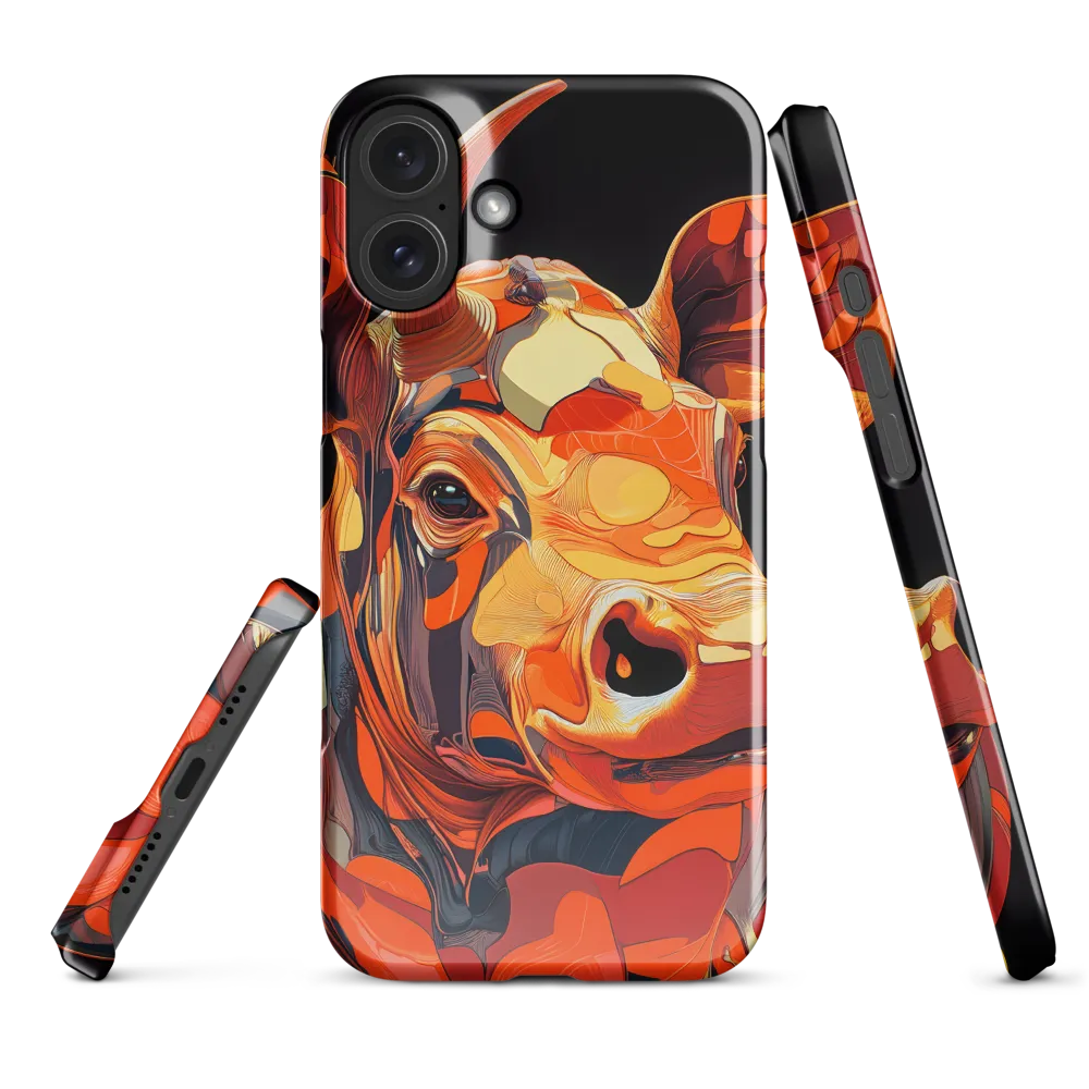 Modern Serenade: The Vibrant Cow
