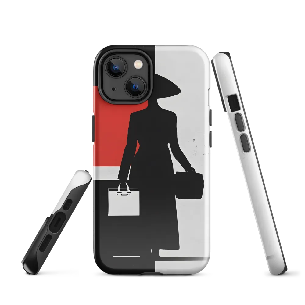 Silhouette of Elegance | Phone Case |  14 | Tough Case | Glossy