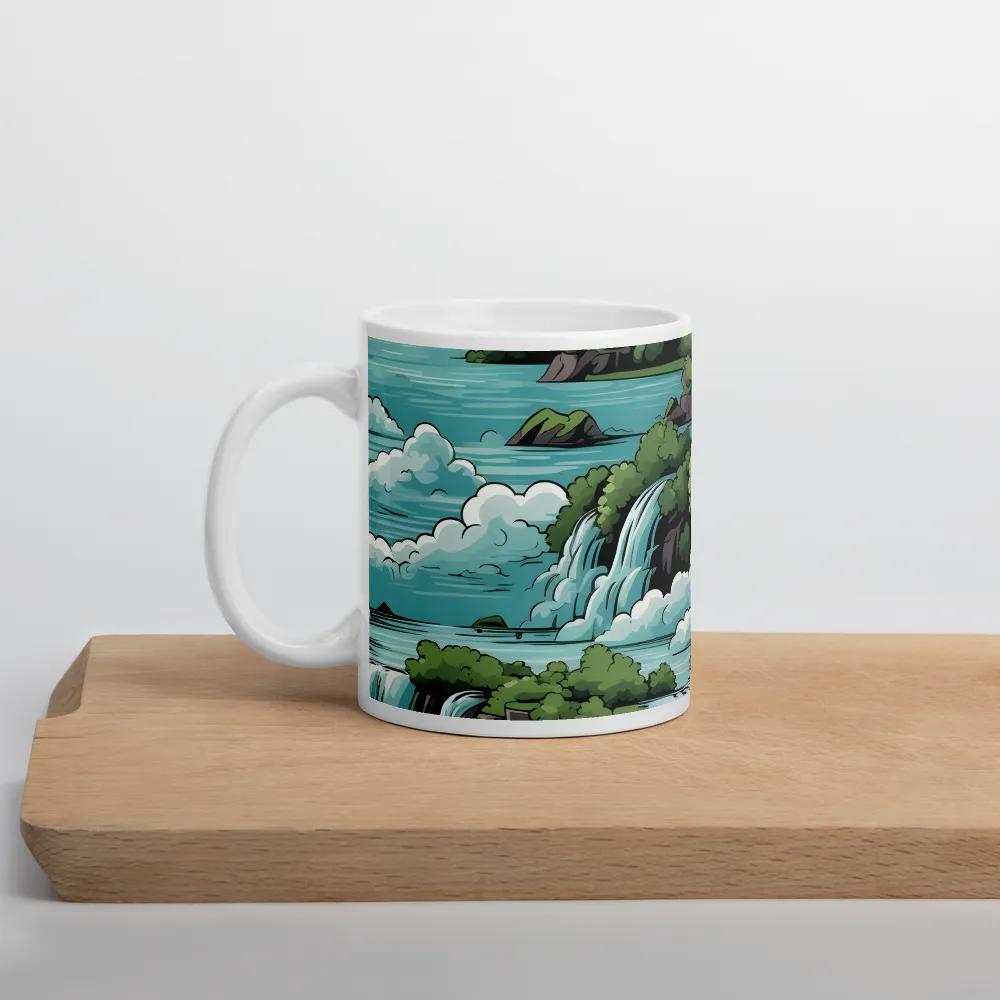 Harmonious Cascades | Mugs | Multiple Sizes & Colors