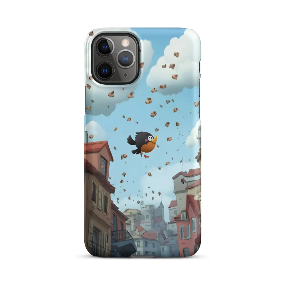 A Whimsical Flight Through Bread and Sky