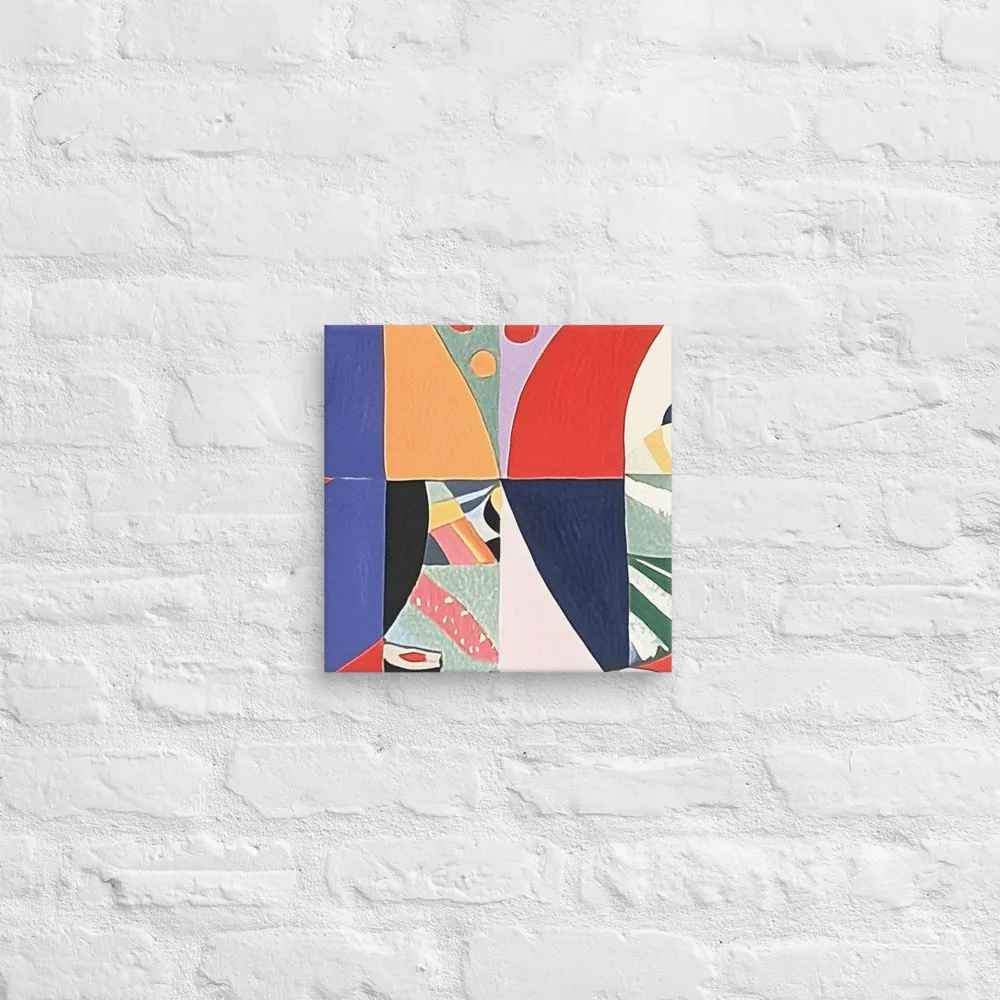 Dynamic Mosaic Symmetry | Canvas | 12″×12″