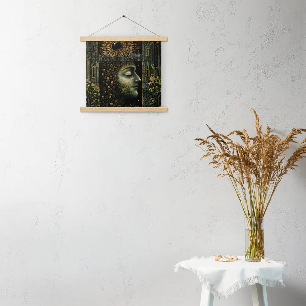 Nature’s Embrace: The Infinite Connection | Poster With Oak Wood Hanger | 14″×14″