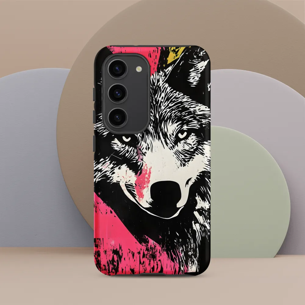 Intense Gaze of the Wolf