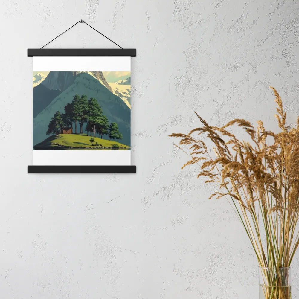 Whispers of Tranquility | Poster With Black Wood Hanger | 11″×14″