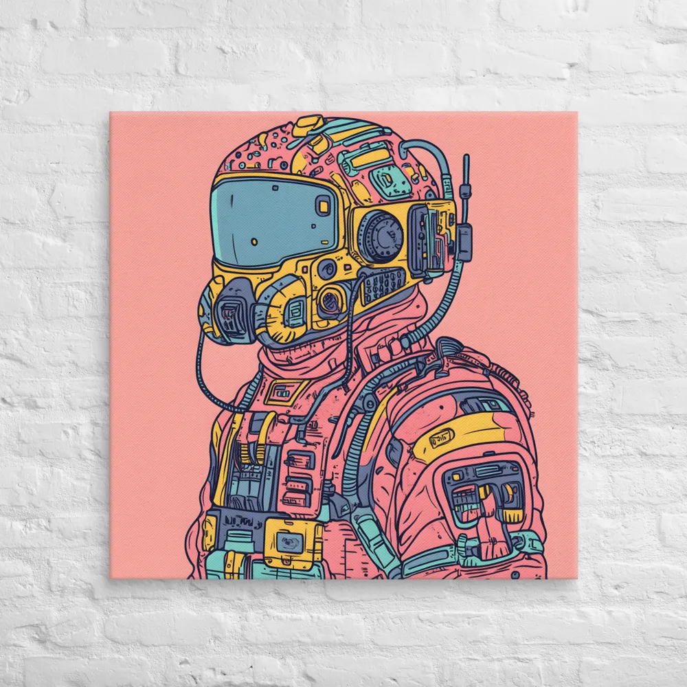 Exploration Beyond: A Digital Astronaut | Canvas | 32″×32″