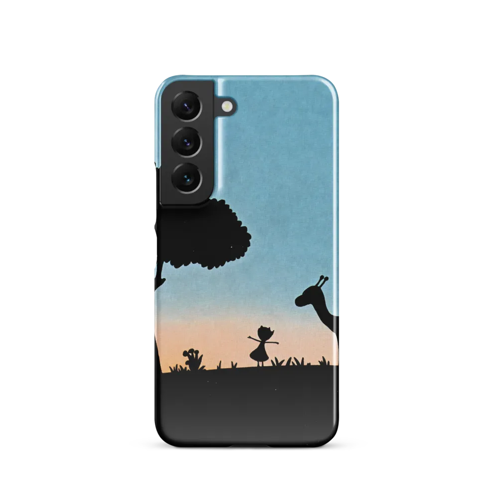 Curiosity in the Silhouette | Phone Case |  S22 | Snap Case | Glossy