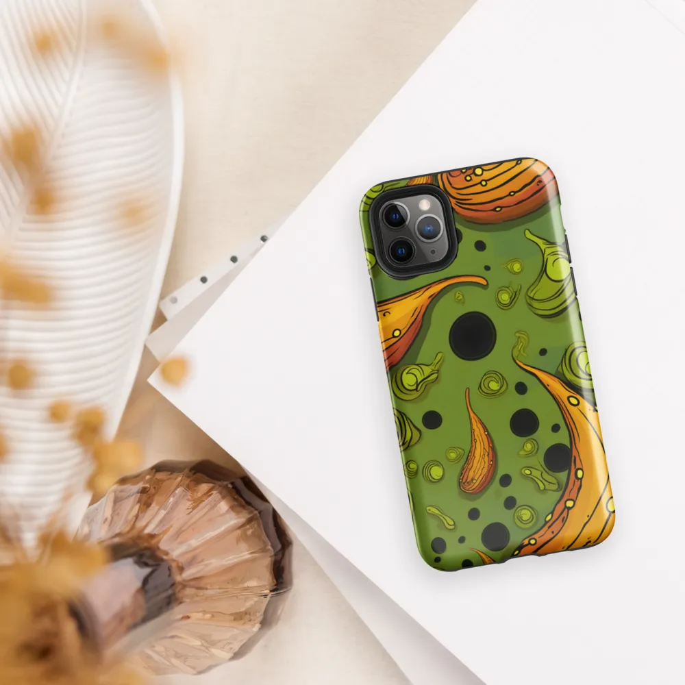 Whimsical Organic Patterns | Phone Case |  11 Pro Max | Tough Case | Glossy