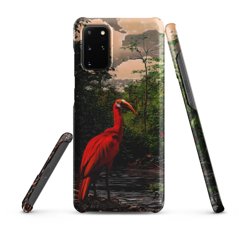 Enigmatic Elegance: The Scarlet Observer