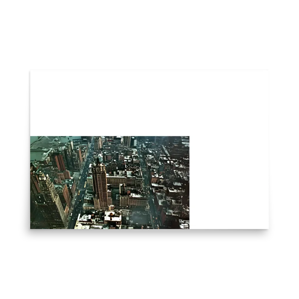 Aerial Symphony of Urban Life | Poster | 24″×36″