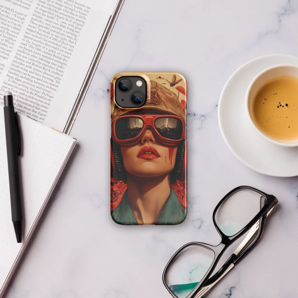 Defiant Portrait in a Floral Realm | Phone Case |  13 | Snap Case | Glossy