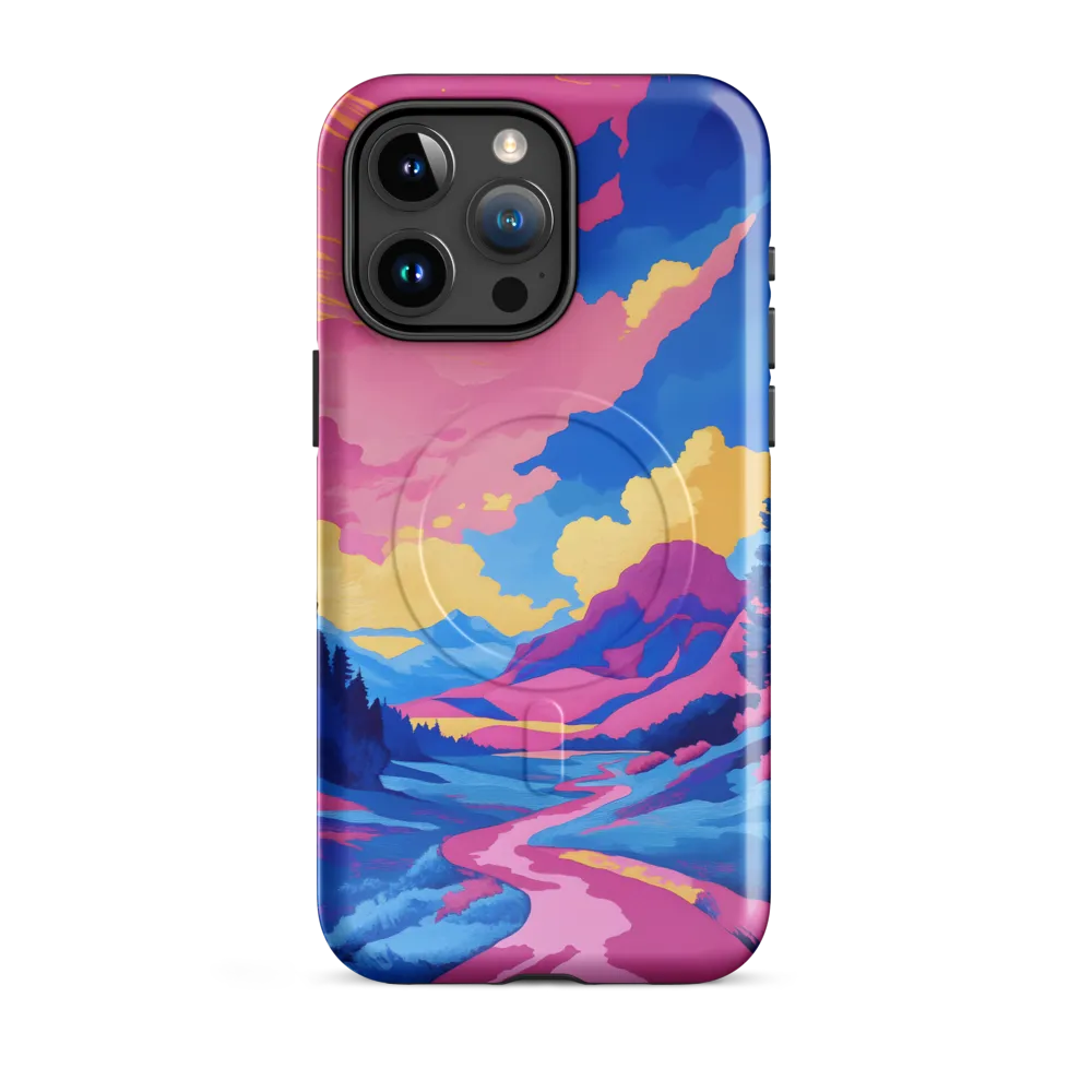 Dreamscape: The Serene River | Phone Case |  15 Pro Max | MagSafe® Tough Case | Glossy