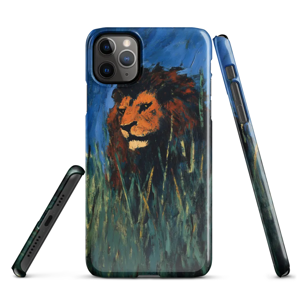 Encountering the King of the Savanna | Phone Case |  11 Pro Max | Snap Case | Glossy