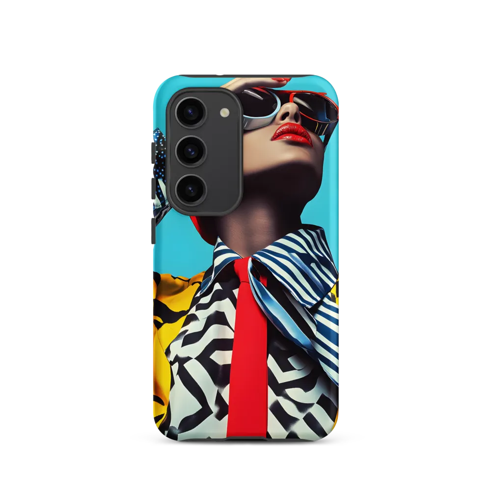 Chic Confidence in Bold Patterns