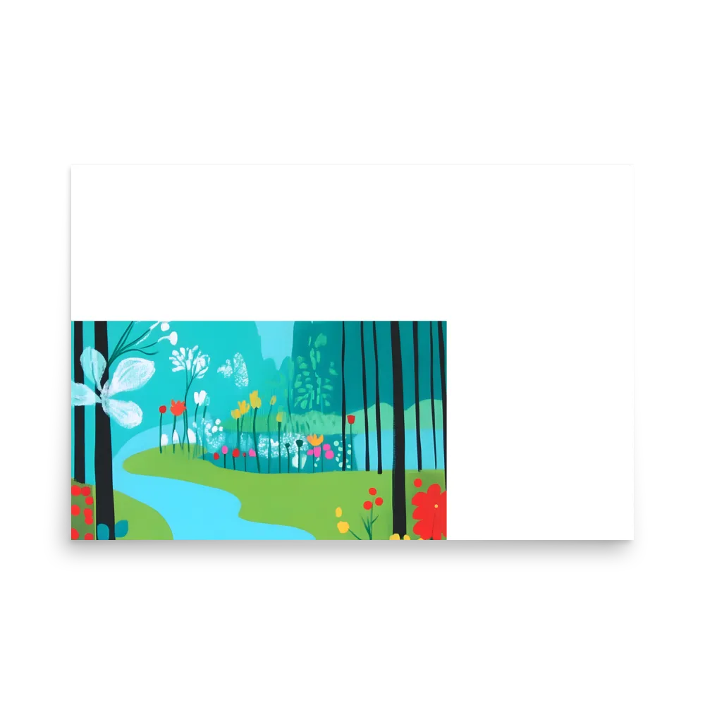 Whispers of Spring: A Colorful Retreat | Poster | 24″×36″