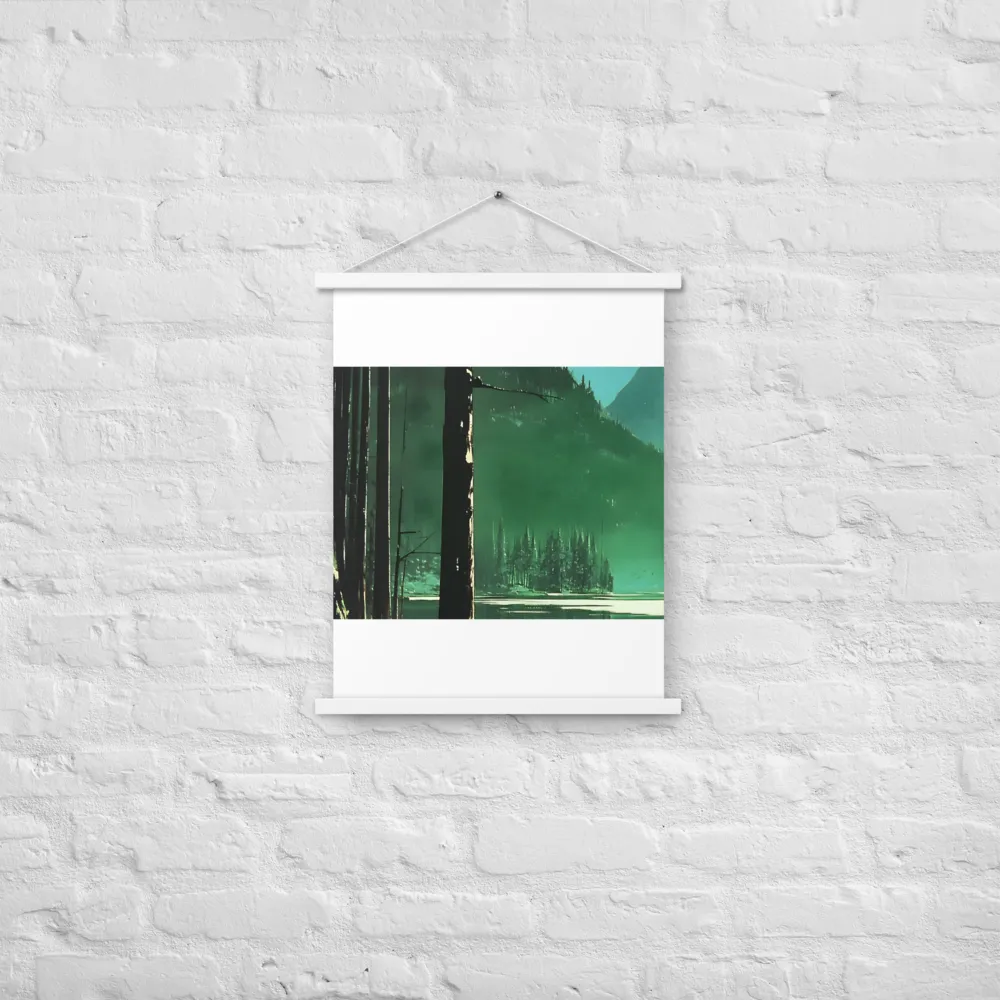 Reflections of Tranquility | Poster With White Wood Hanger | 18″×24″