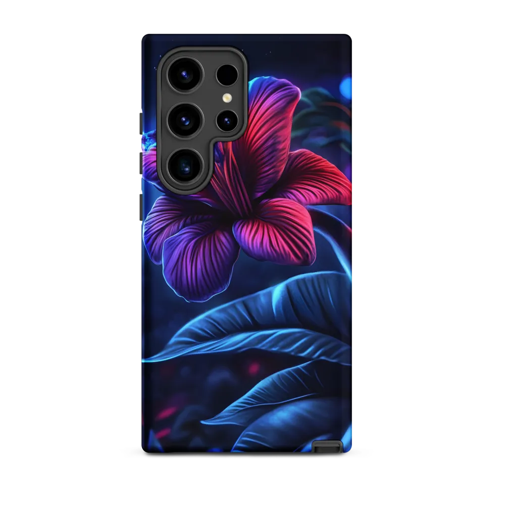 Illuminated Serenity: The Surreal Blossom
