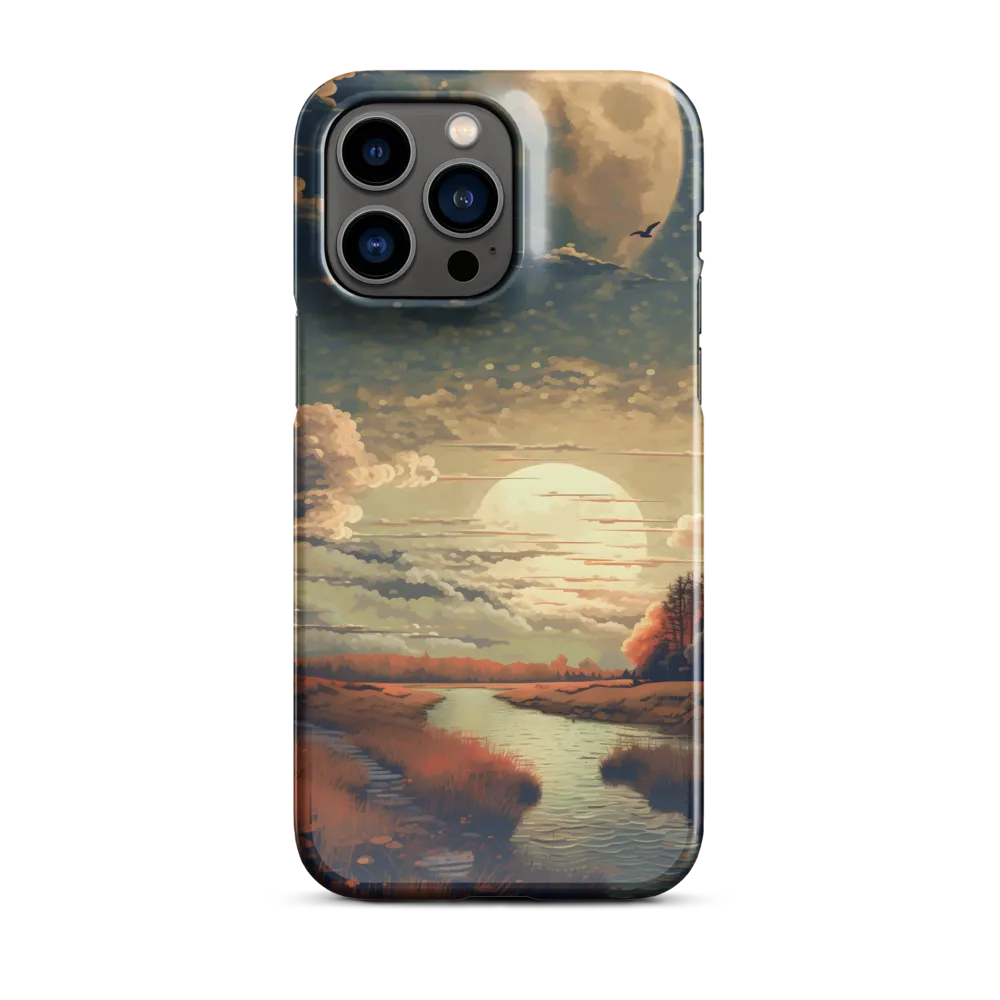 Whispers of Dusk: A Tranquil River Landscape