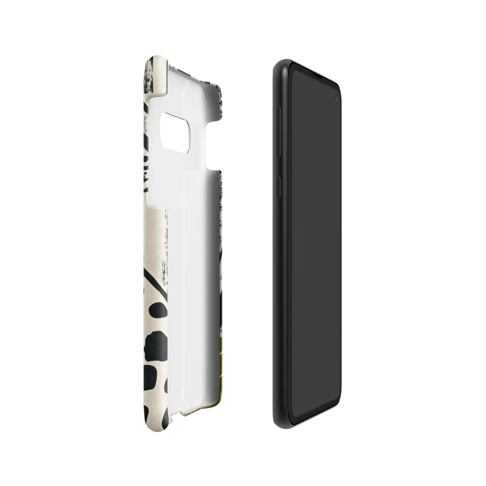 Leopard in Silhouette: A Modern Appeal | Phone Case |  S10e | Snap Case | Matte