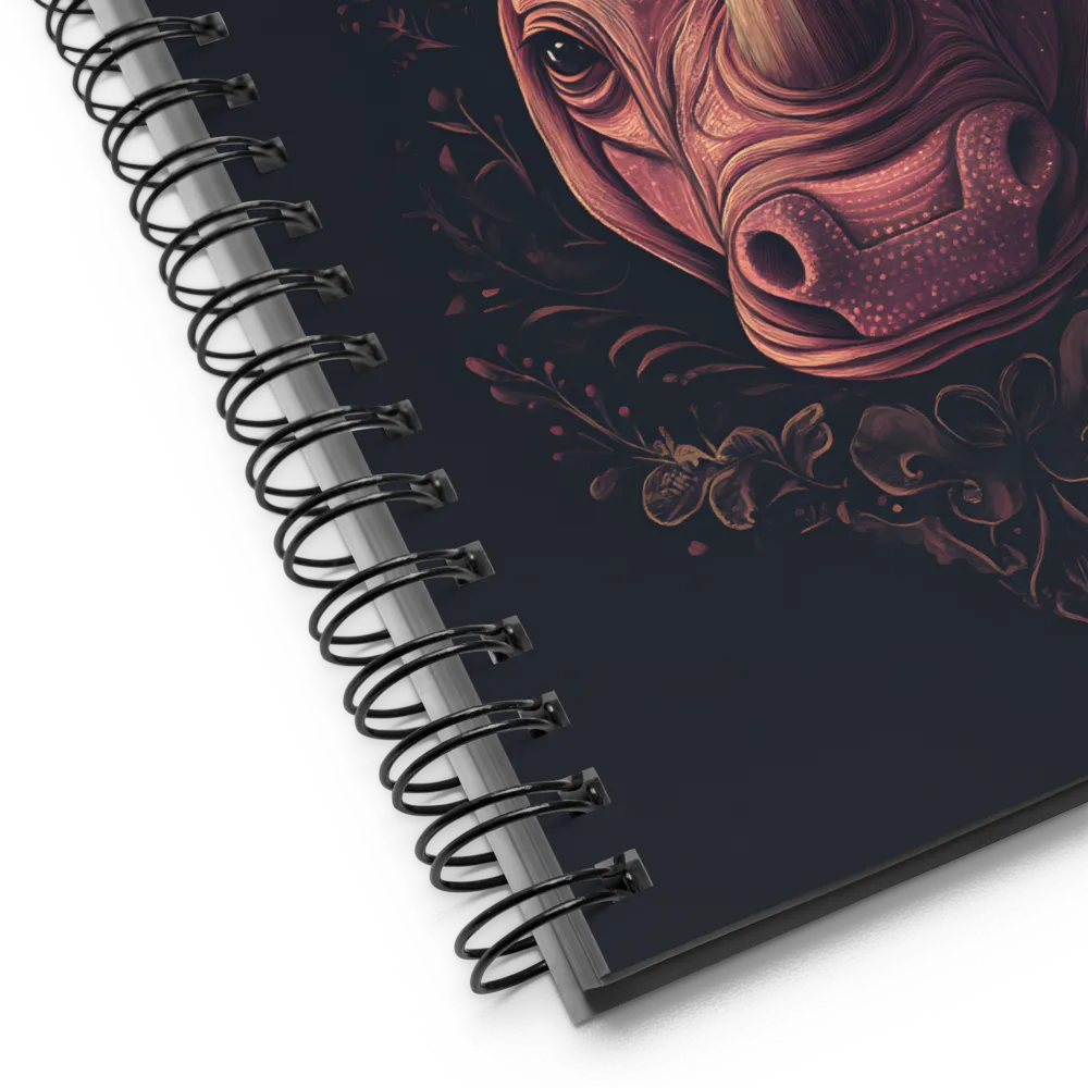 Regal Rhinoceros | Spiral Notebook