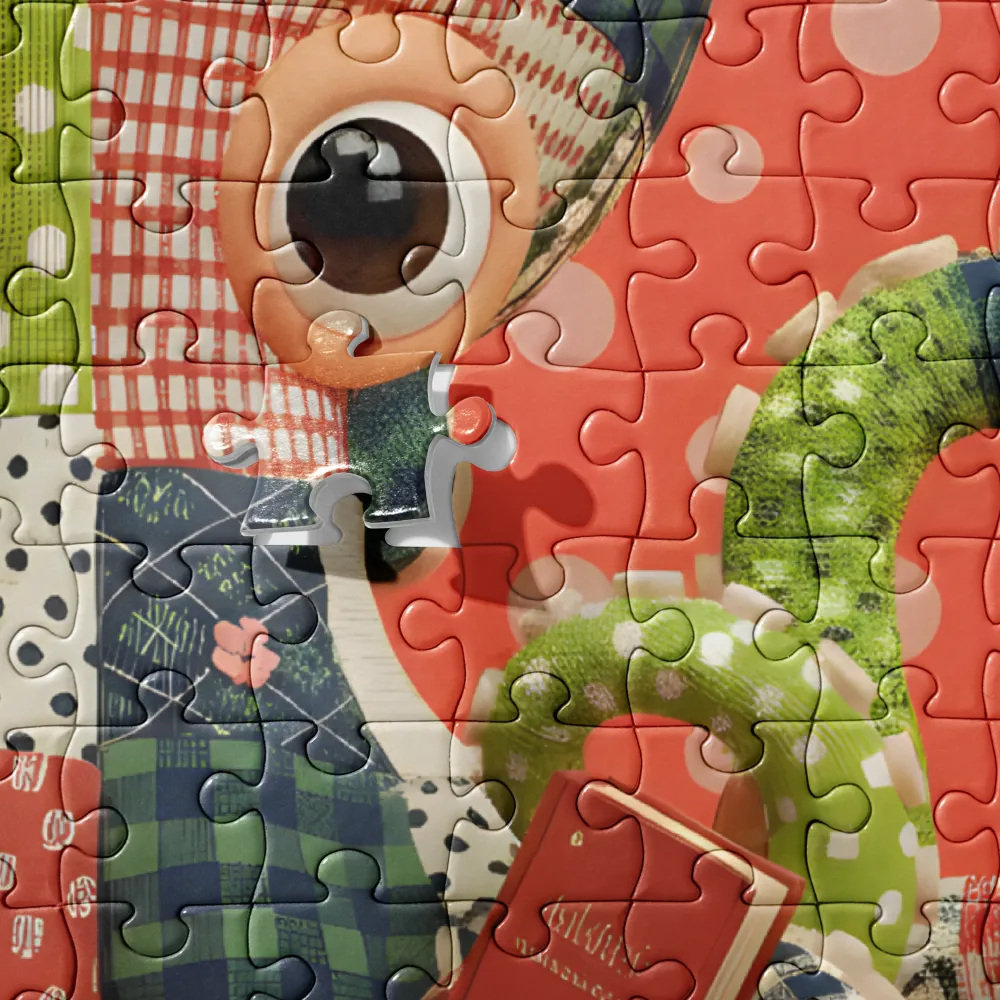 Patchwork Octopus 
 Jigsaw Puzzle