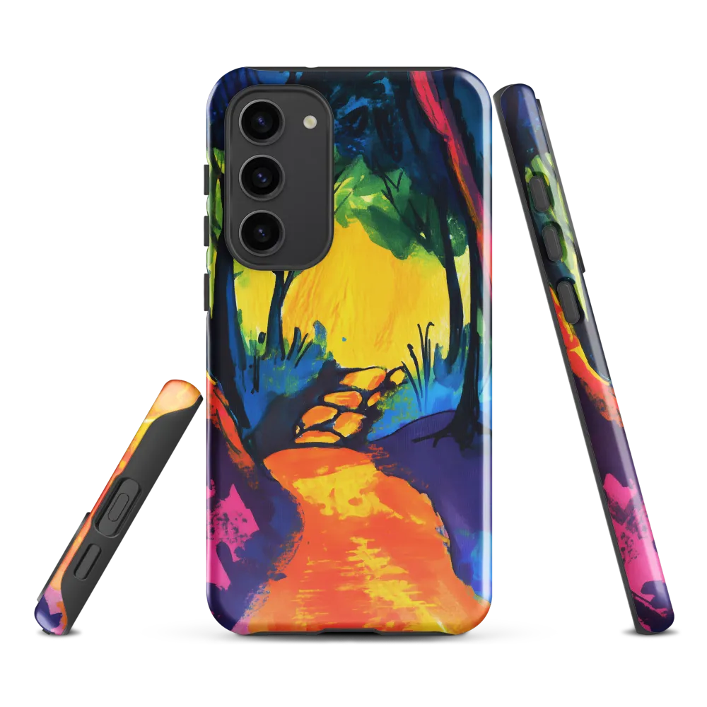 Path Through a Vibrant Forest