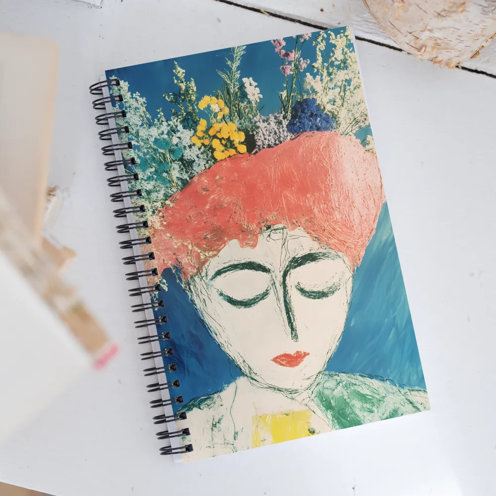 Serenity in Bloom | Spiral Notebook