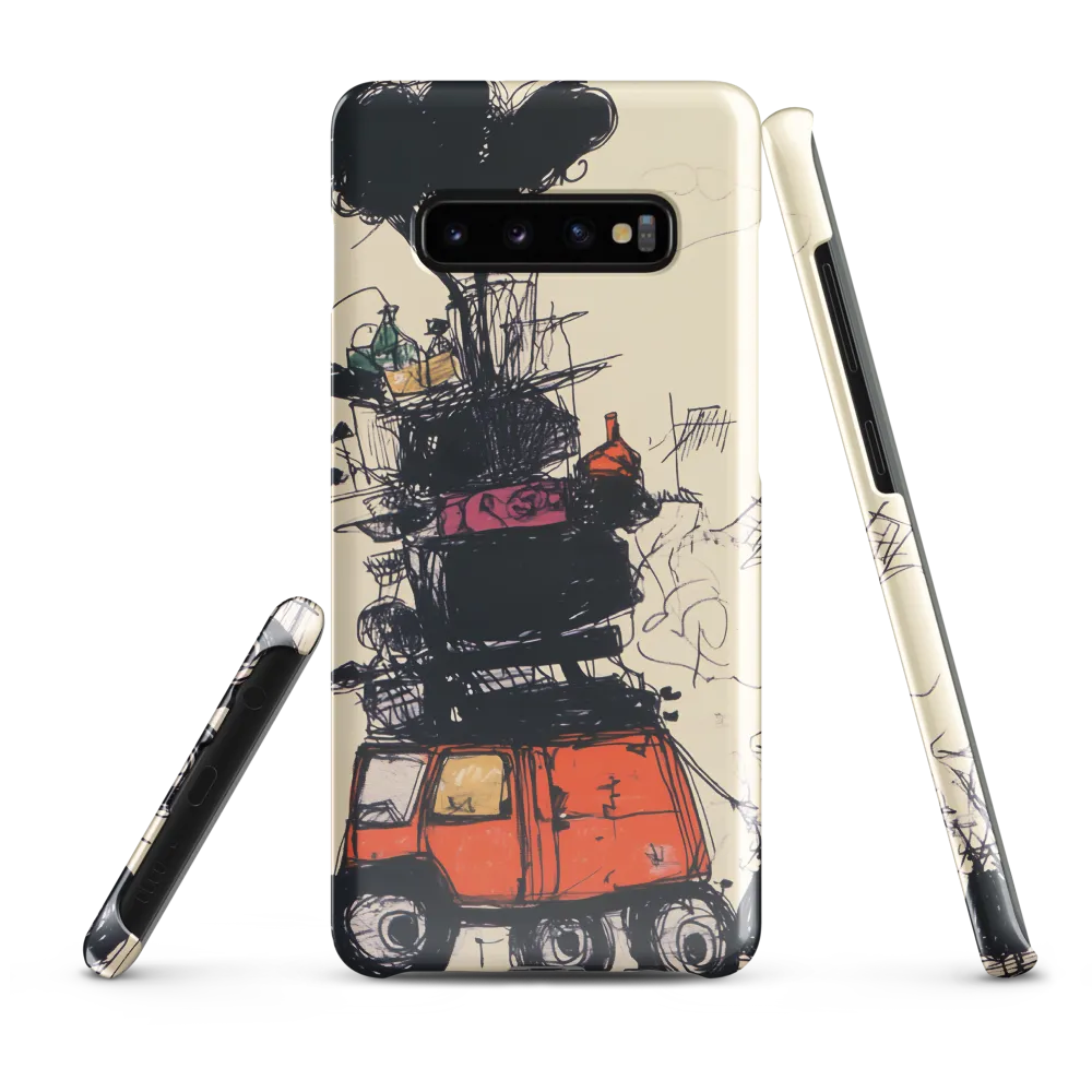 The Whimsical Hauler | Phone Case |  S10 Plus | Snap Case | Glossy