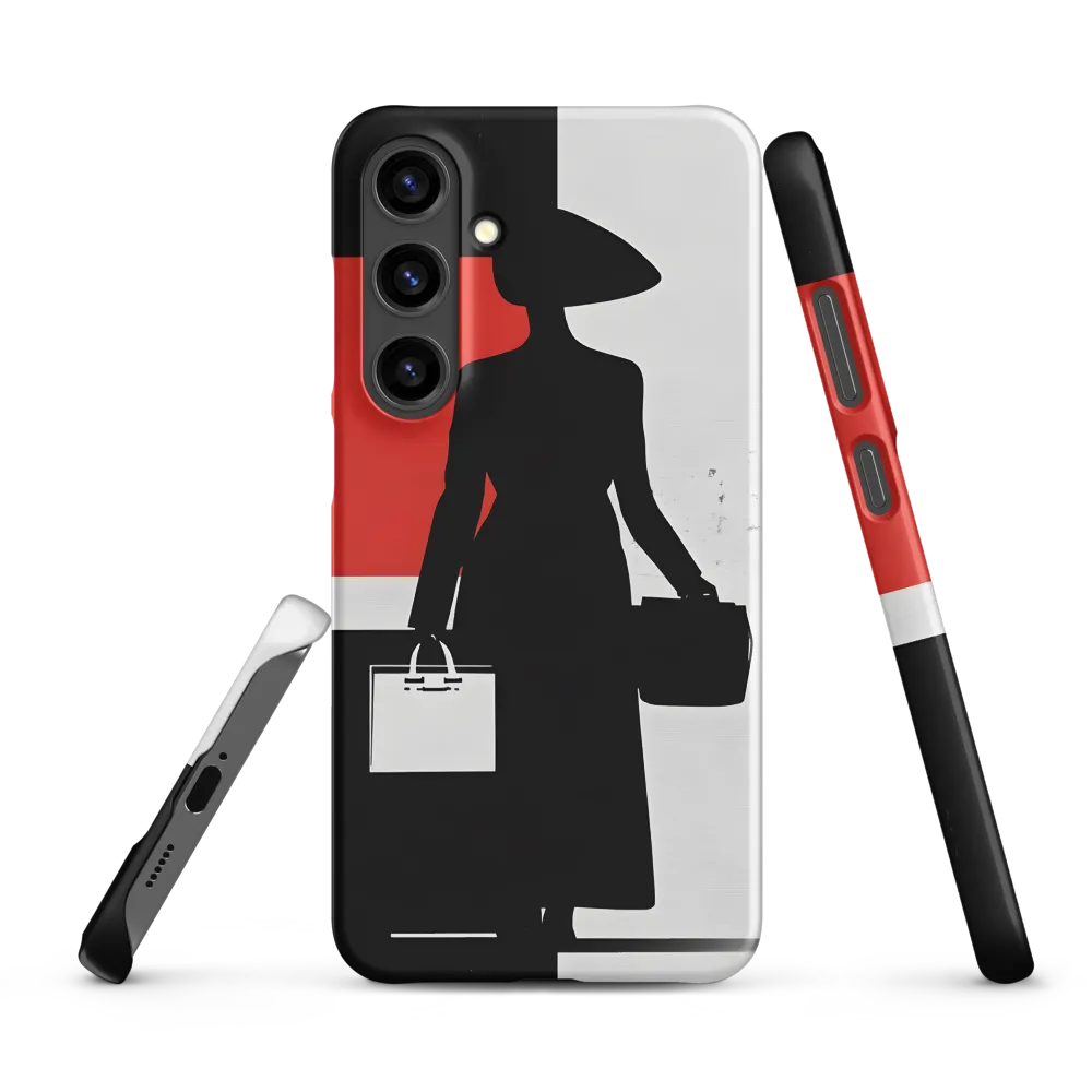 Silhouette of Elegance | Phone Case |  S24 Plus | Snap Case | Matte
