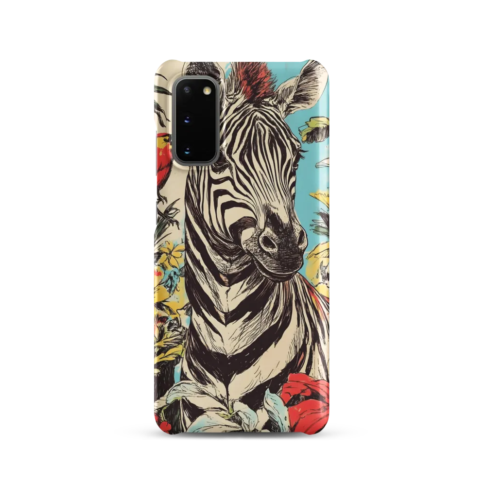 Zebra in Tropical Reverie