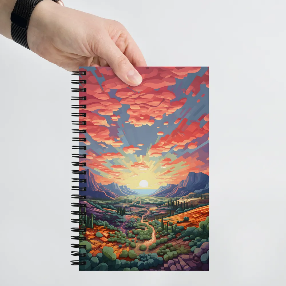 Serenity at Dusk | Spiral Notebook