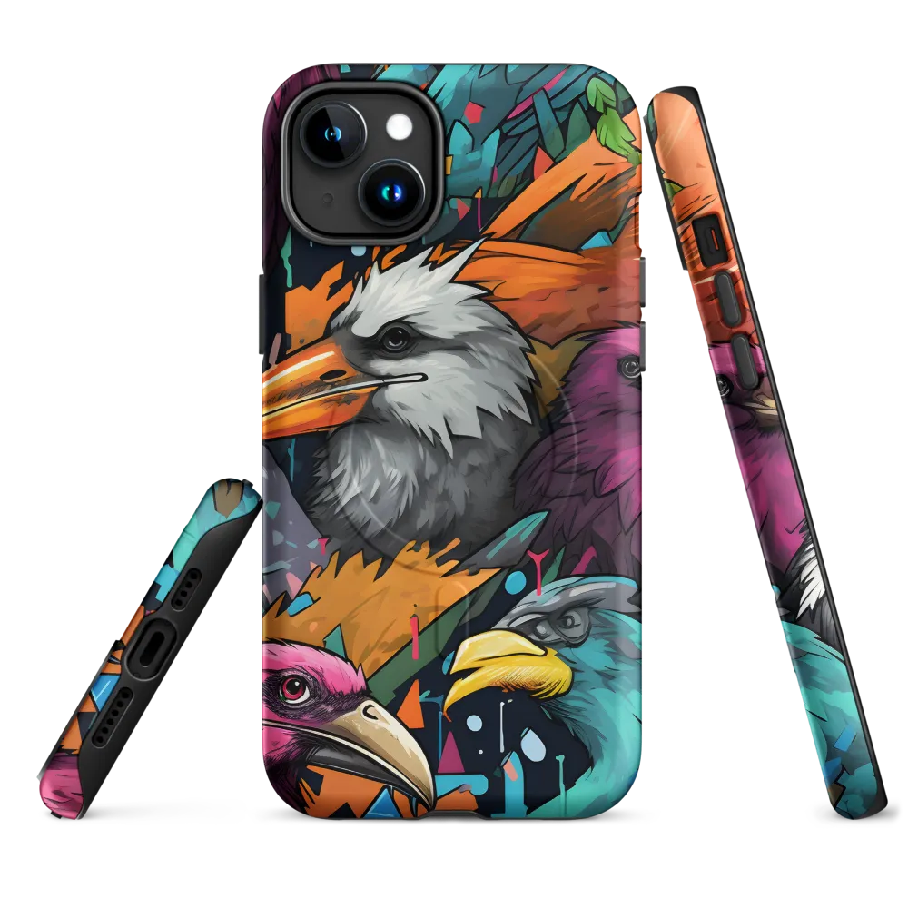 Avian Vortex: A Celebration of Color and Form