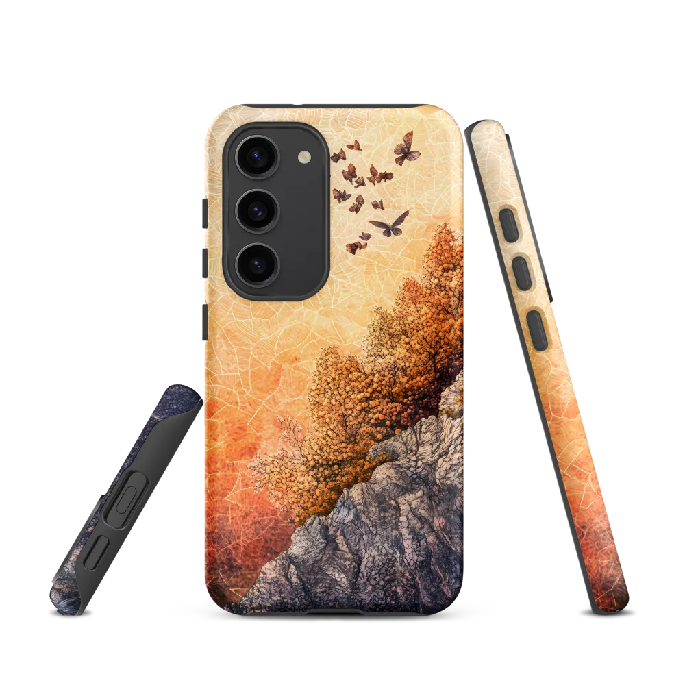 Fluttering Dreams of Serenity | Phone Case |  S23 | Tough Case | Matte