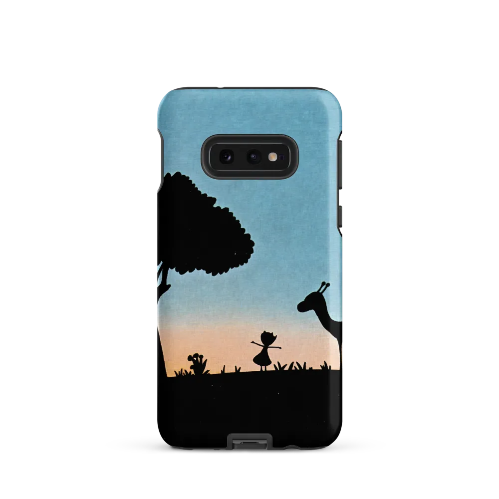 Curiosity in the Silhouette | Phone Case |  S10e | Tough Case | Matte