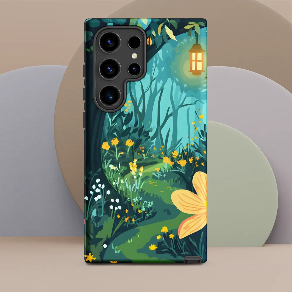 Lantern on the Teal Path