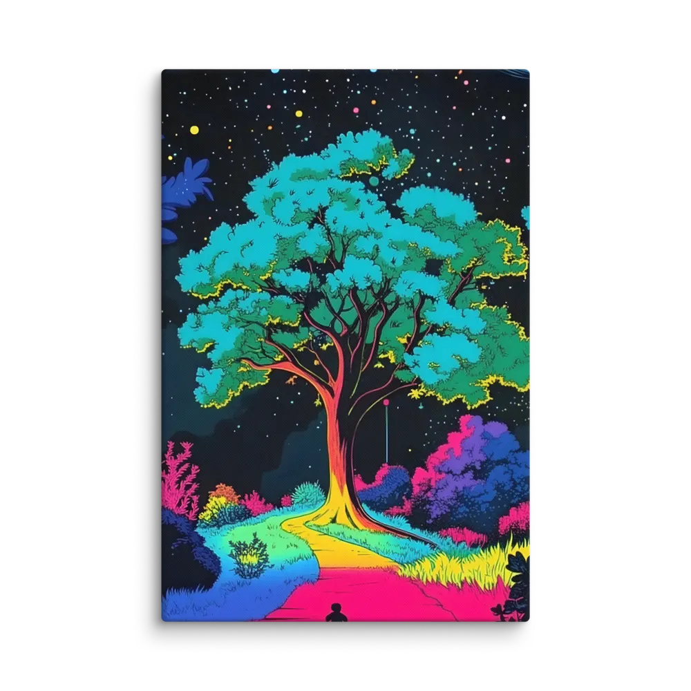 Whispers of a Luminous Grove | Canvas | 32″×48″