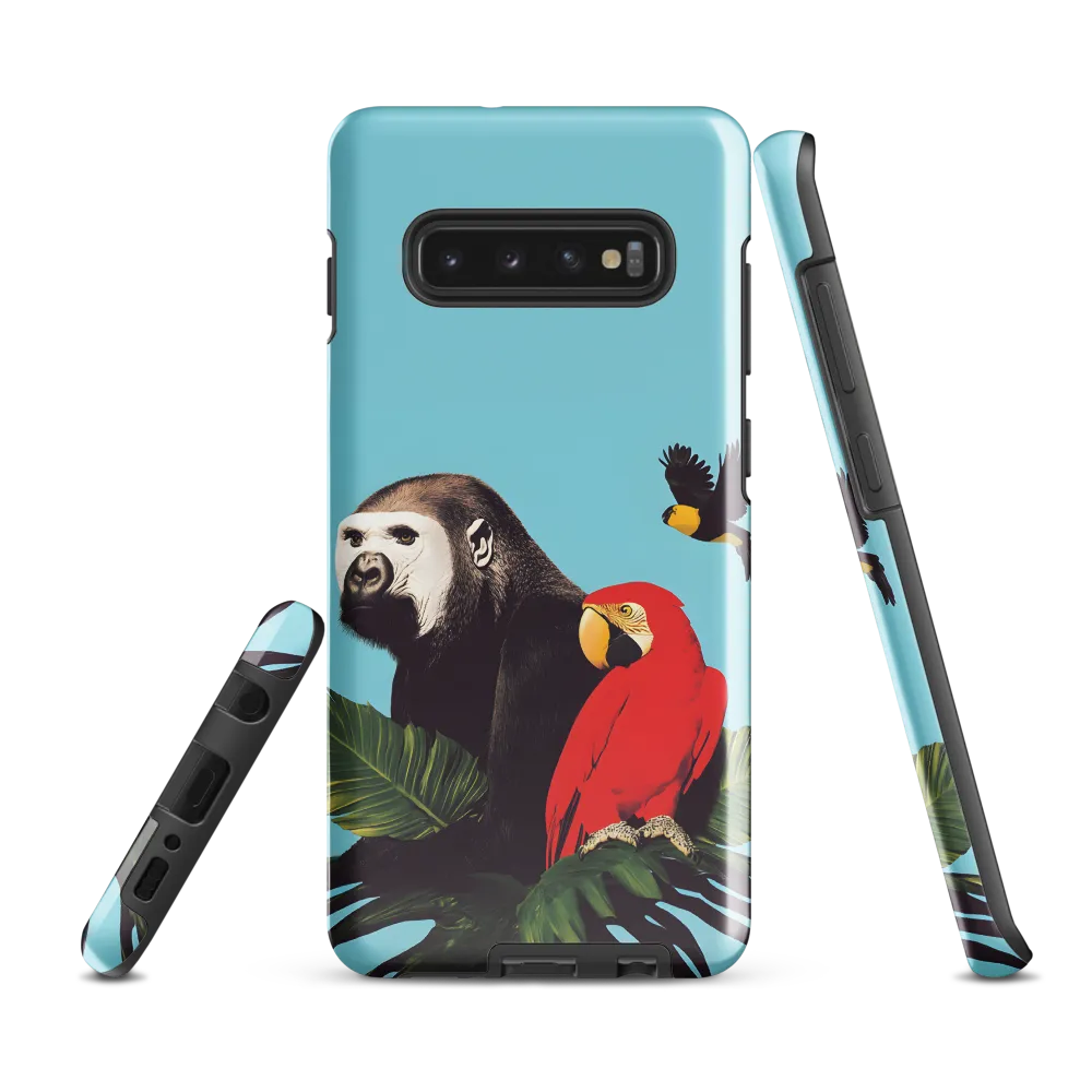 Tropical Harmony: A Celebration of Wildlife | Phone Case |  S10 Plus | Tough Case | Glossy