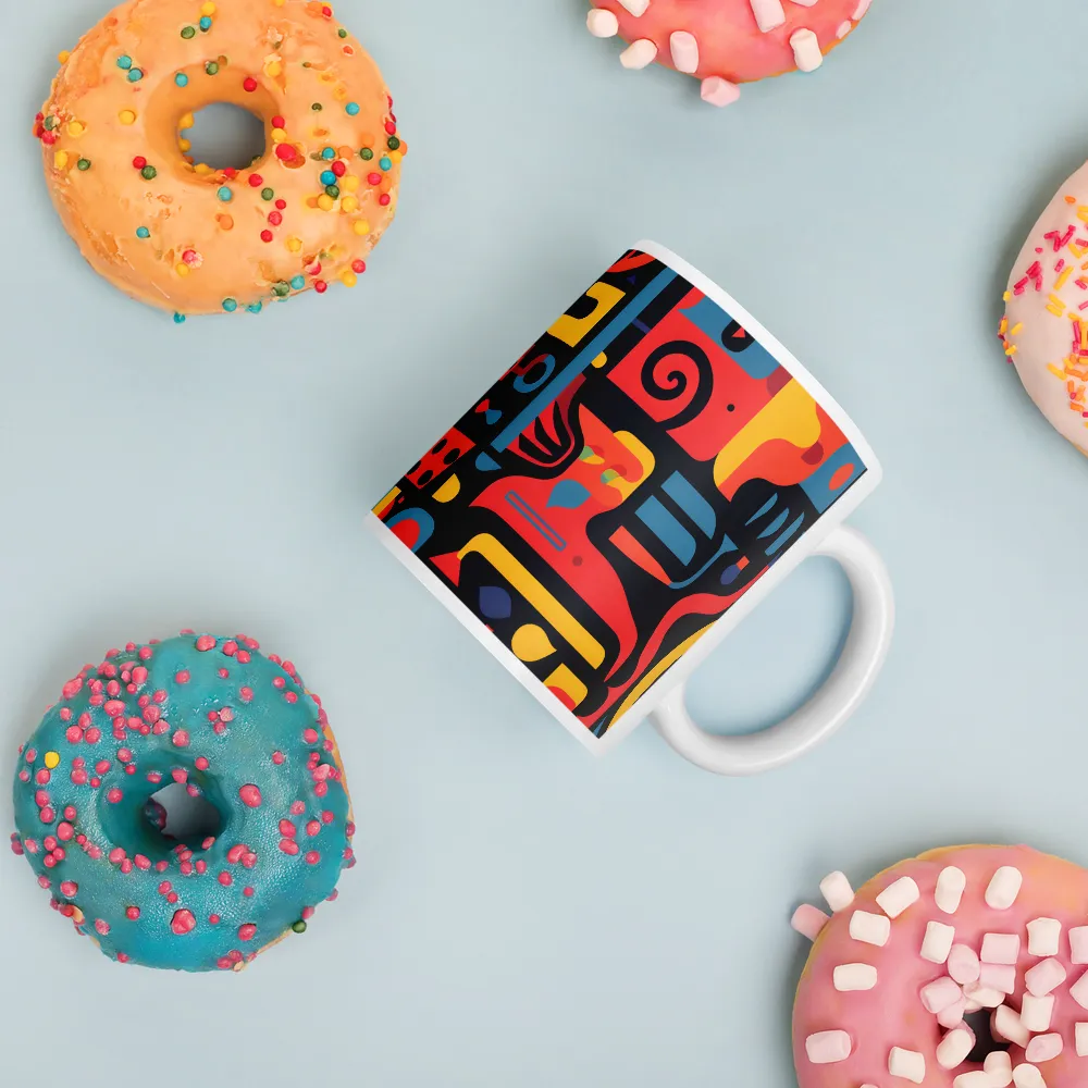 Mosaic of Playful Patterns | Mugs | Multiple Sizes & Colors