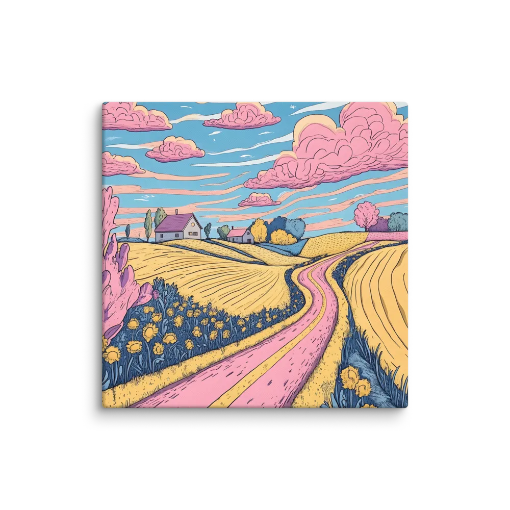 Idyllic Countryside Journey | Canvas | 32″×32″