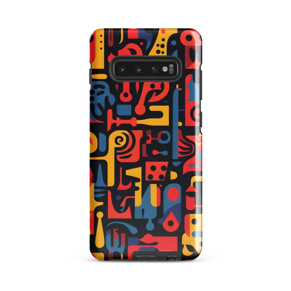 Mosaic of Playful Patterns | Phone Case |  S10 Plus | Tough Case | Glossy