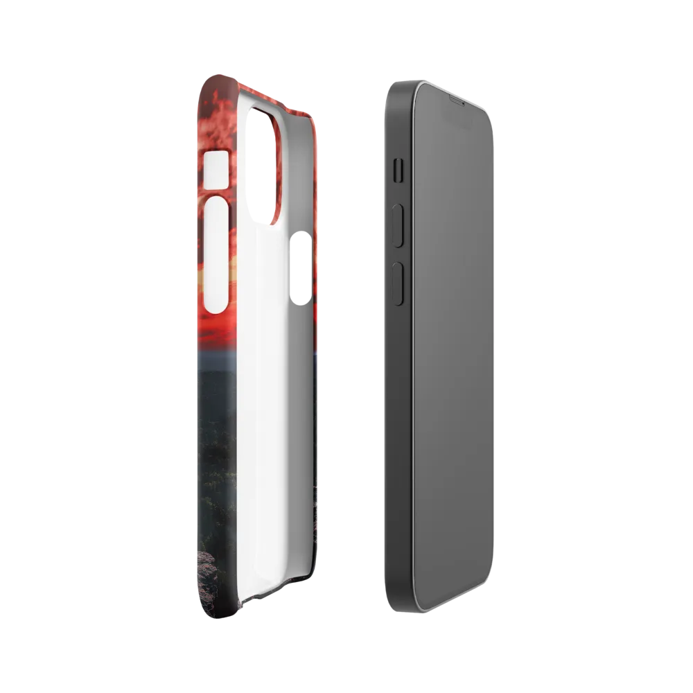 Reflections at Dusk | Phone Case |  13 Mini | Snap Case | Glossy