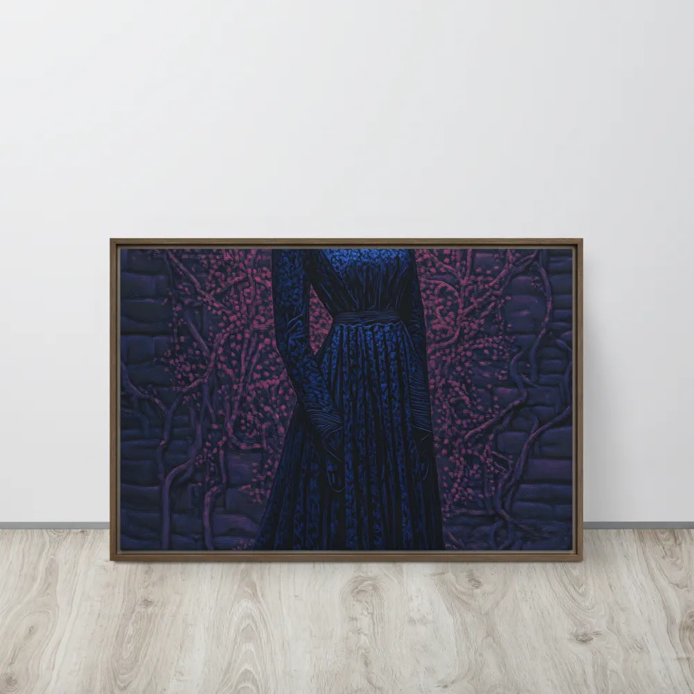 Veil of Enigma | Canvas with Brown Frame | 20″×30″