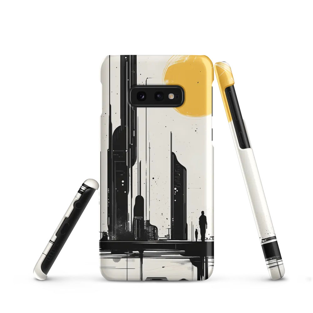 Contemplation in the City of Tomorrow | Phone Case |  S10e | Snap Case | Matte