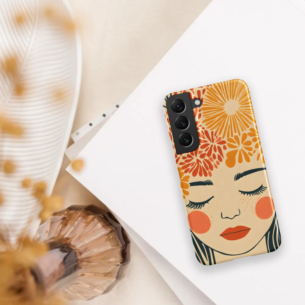 Serenity in Bloom | Phone Case |  S22 | Snap Case | Matte